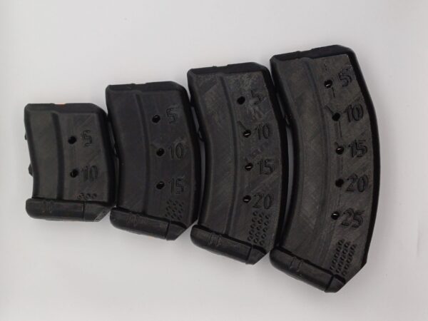 Black set row Tikka T1x M-Tek Magazine Complete Set