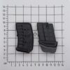 15rds ribbed black comparison v3 Size comparison between 15rd Tikka T1x 22lr magazine and the factory magazine