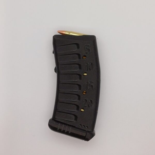 .17 20rds black side Side view of black 20rd Tikka T1x 17HMR magazine